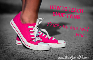 how to teach your kid to tie shoes